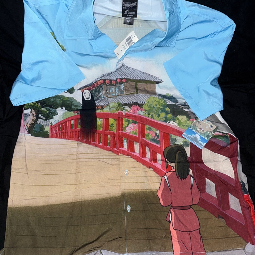 NWT Studio Ghibli Spirited Away Woven Top